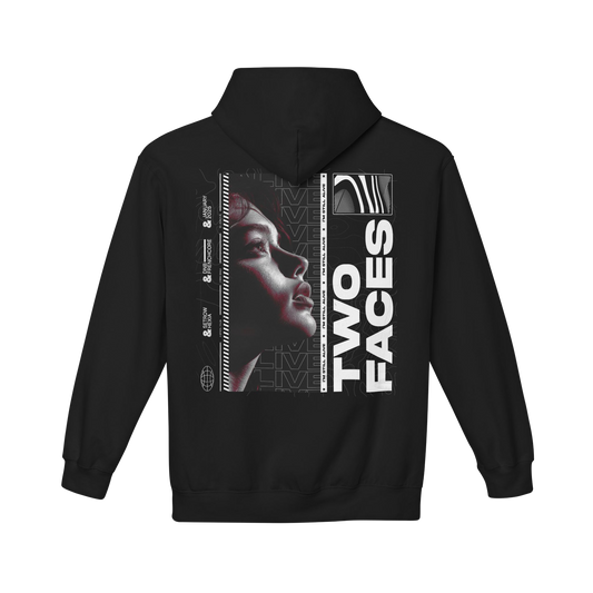 TWO FACES | LIMITED UNISEX FLEECE HOODIE