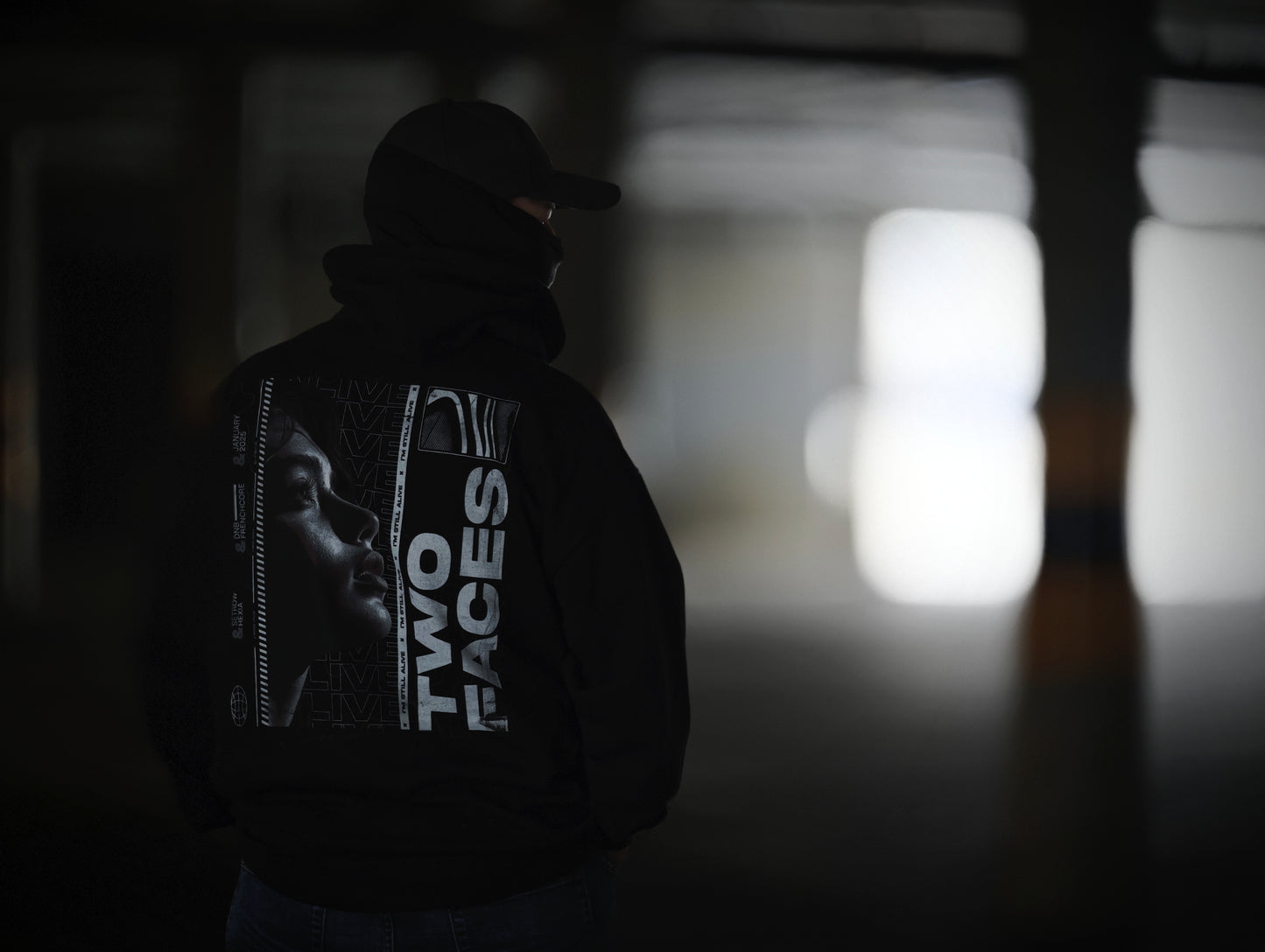 TWO FACES | LIMITED UNISEX FLEECE HOODIE