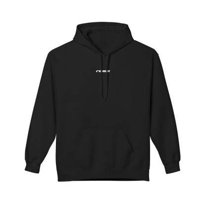 R0PSS UNISEX BLACK HOODIE